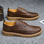 Derbies Surpiqûres Basses Pour Homme
