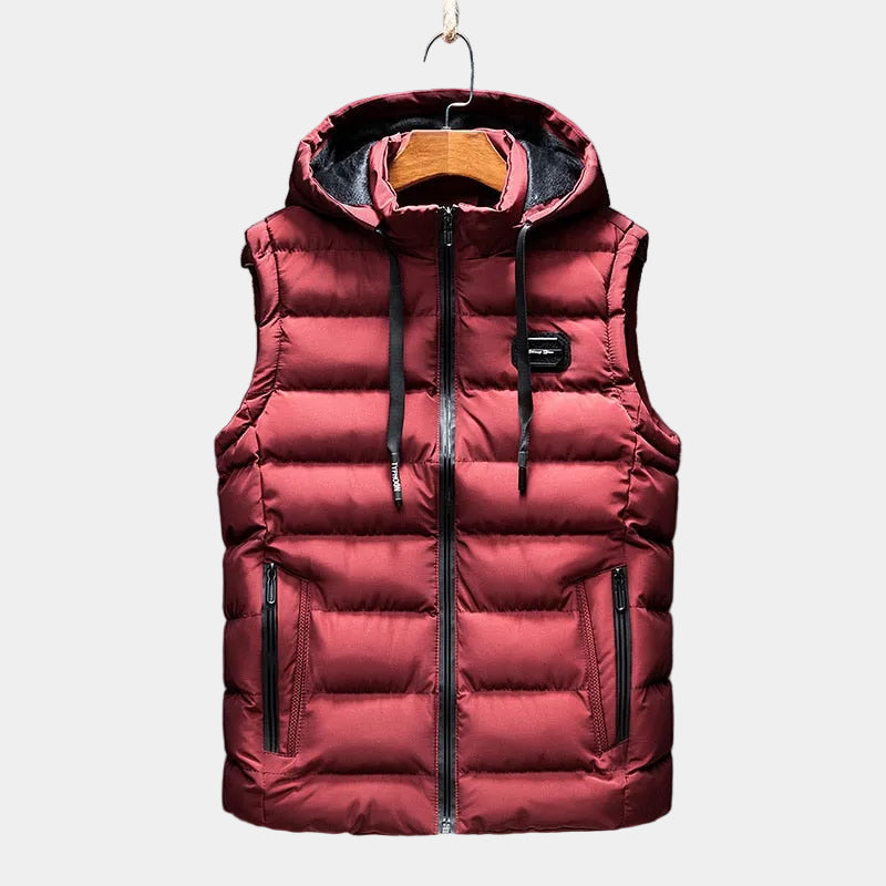 Homme Gilet À Capuche