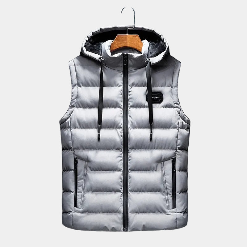 Homme Gilet À Capuche