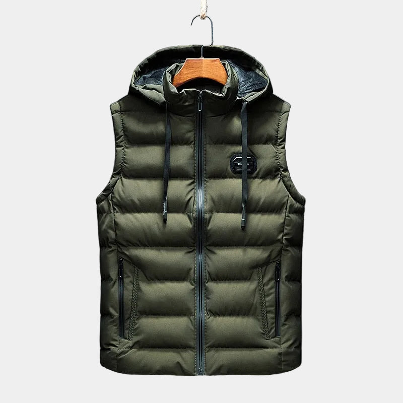 Homme Gilet À Capuche
