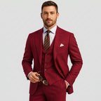 Costume 3 Pièces Doublé Superposable Pour Homme