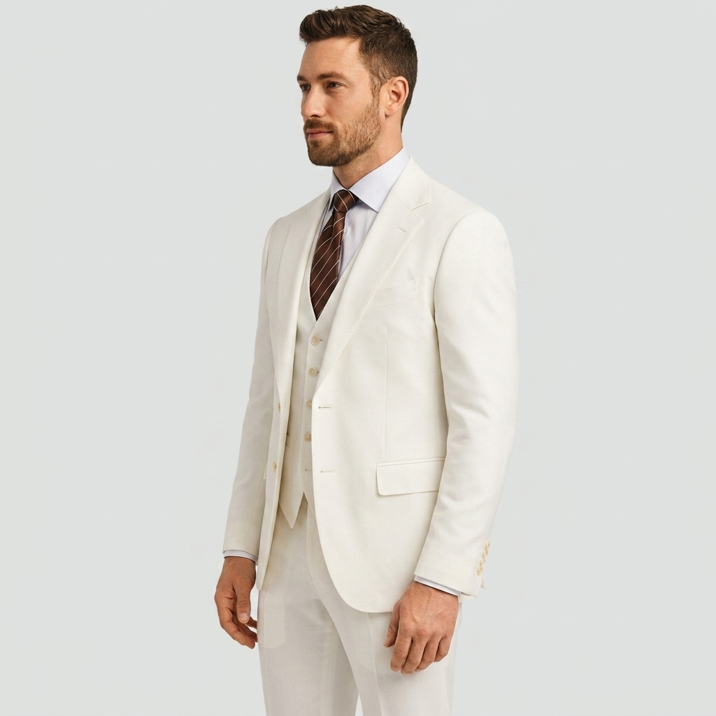 Costume 3 Pièces Doublé Superposable Pour Homme