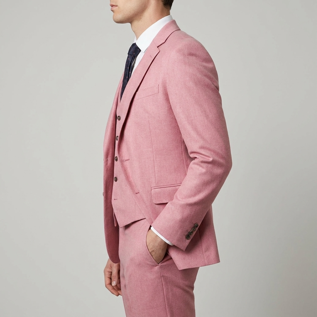 Costume 3 Pièces Doublé Superposable Pour Homme