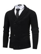 Homme Cardigan Châle Maille