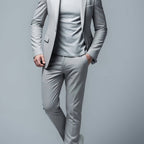 Costume 2 Pièces Col Cranté Pour Homme