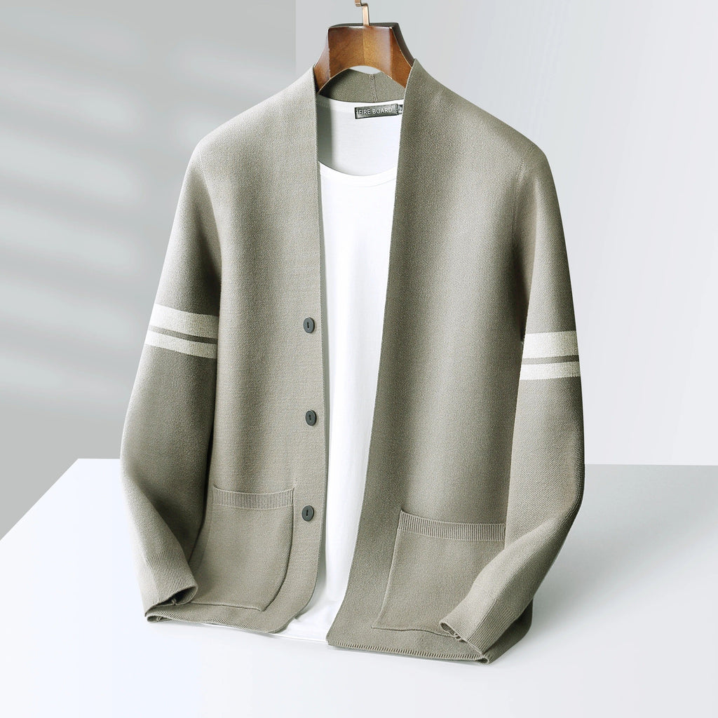 Homme Cardigan Col Châle