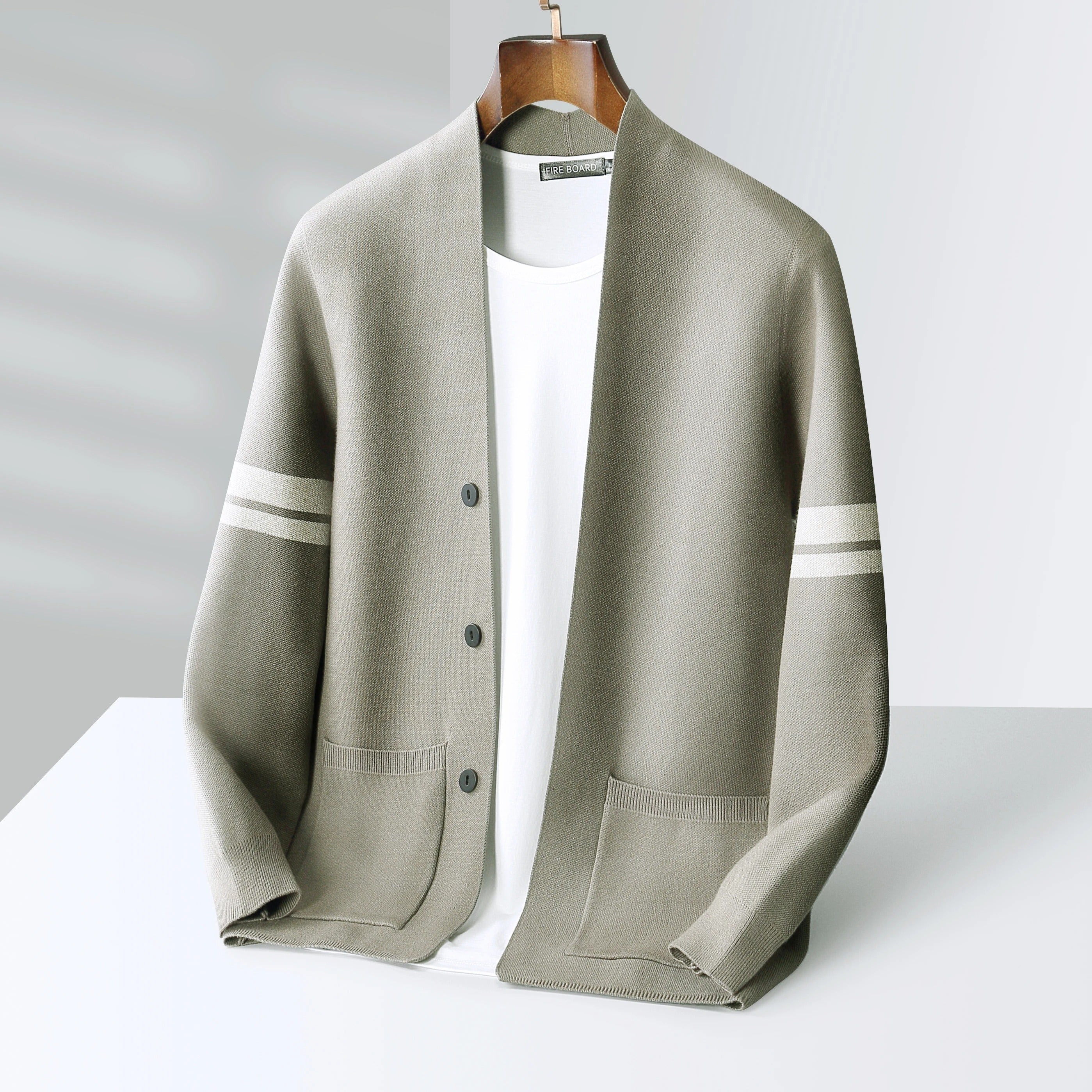 Homme Cardigan Col Châle