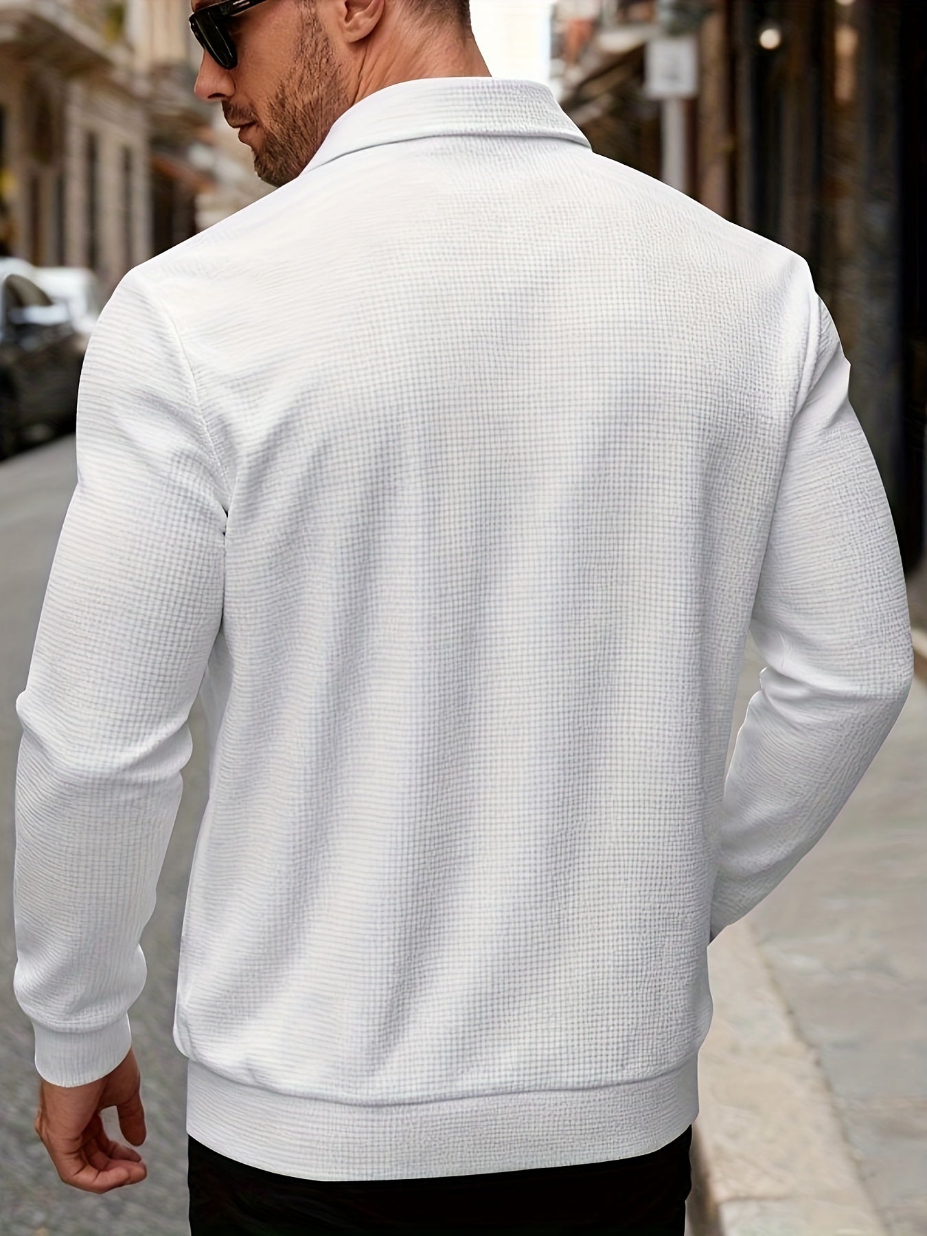 Veste Matière Stretch Coupe Droite Pour Homme