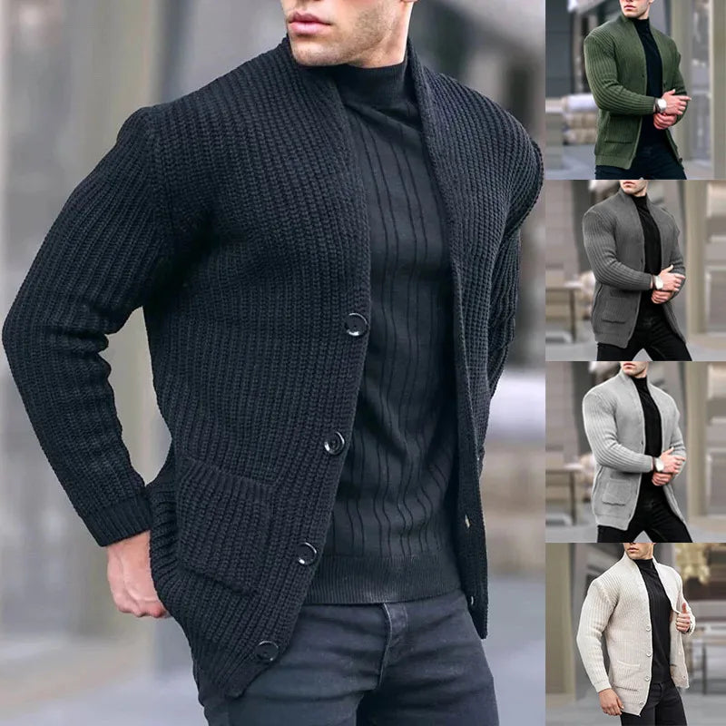 Homme Cardigan Maille Léger