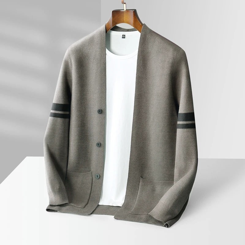 Homme Cardigan Col Châle