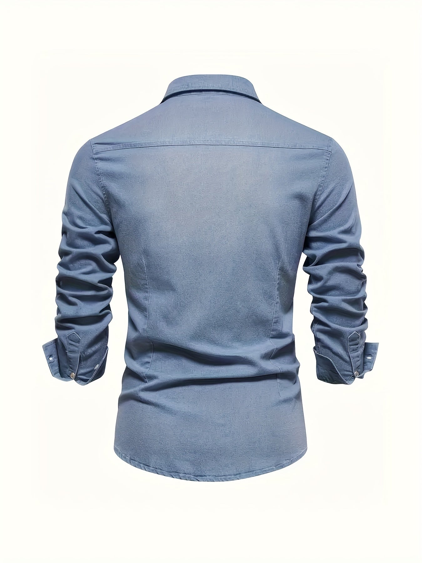 Chemise en Jean Aspect Denim Pour Homme