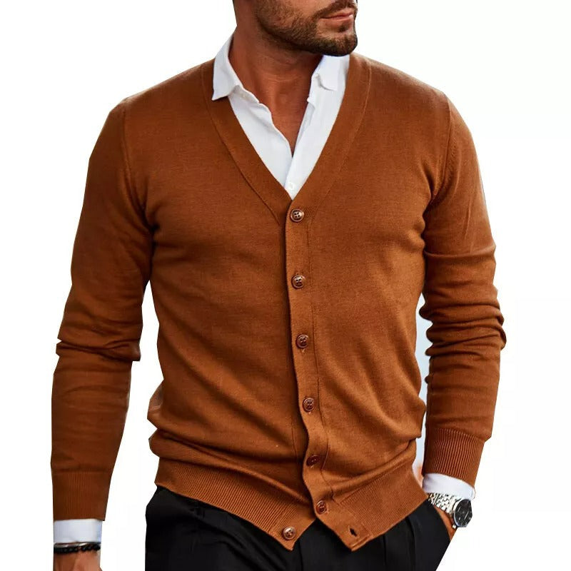 Homme Cardigan V Boutonné