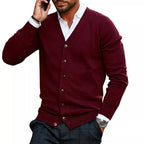 Homme Cardigan V Boutonné