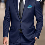 Costume 2 Pièces Coupe Droite Pour Homme
