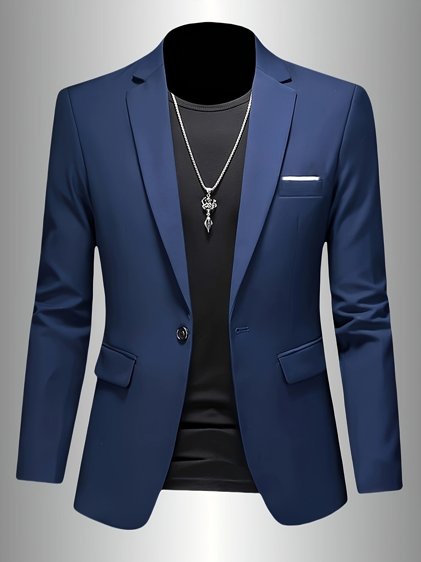 Blazer Coupe Ajustée Pour Homme