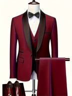 Costume 2 Pièces Coupe Droite 2 Pour Homme