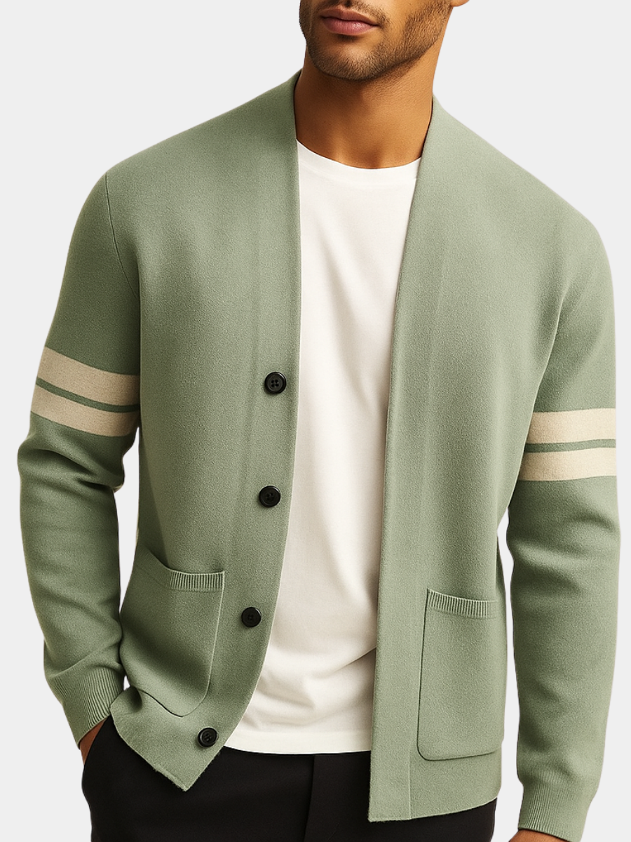 Homme Cardigan Col Châle