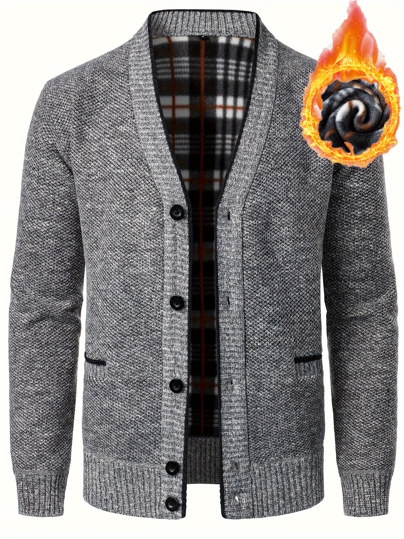 Cardigan Matière Stretch Pour Homme