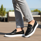 Mocassins Doublé Matière Texturée Pour Homme