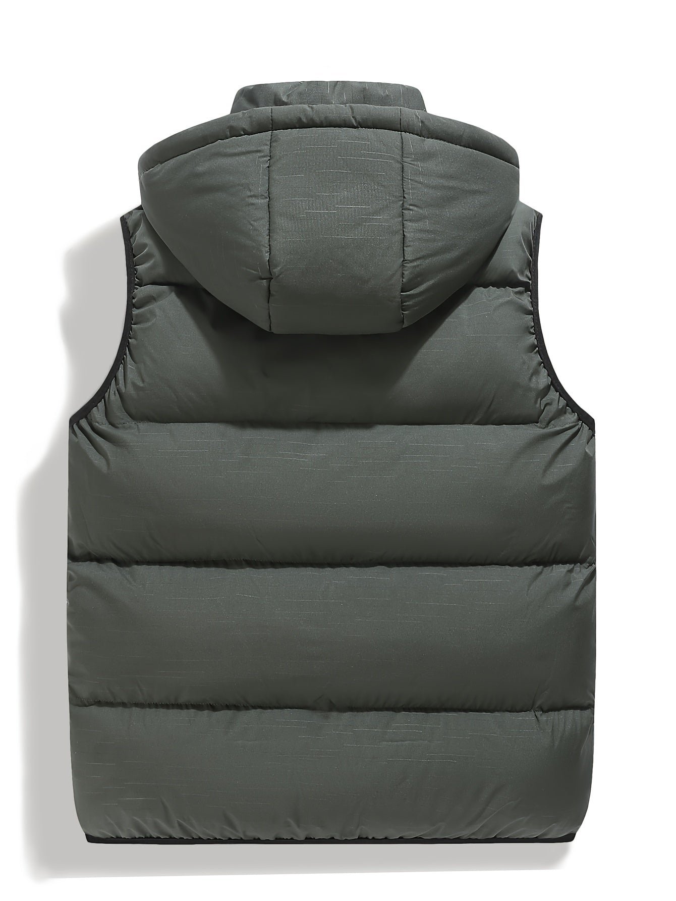 Gilet À Capuche Zippé Poches Pour Homme