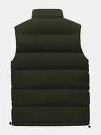 Gilet Col Montant Zippé Poches Pour Homme