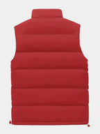 Gilet Col Montant Zippé Poches Pour Homme