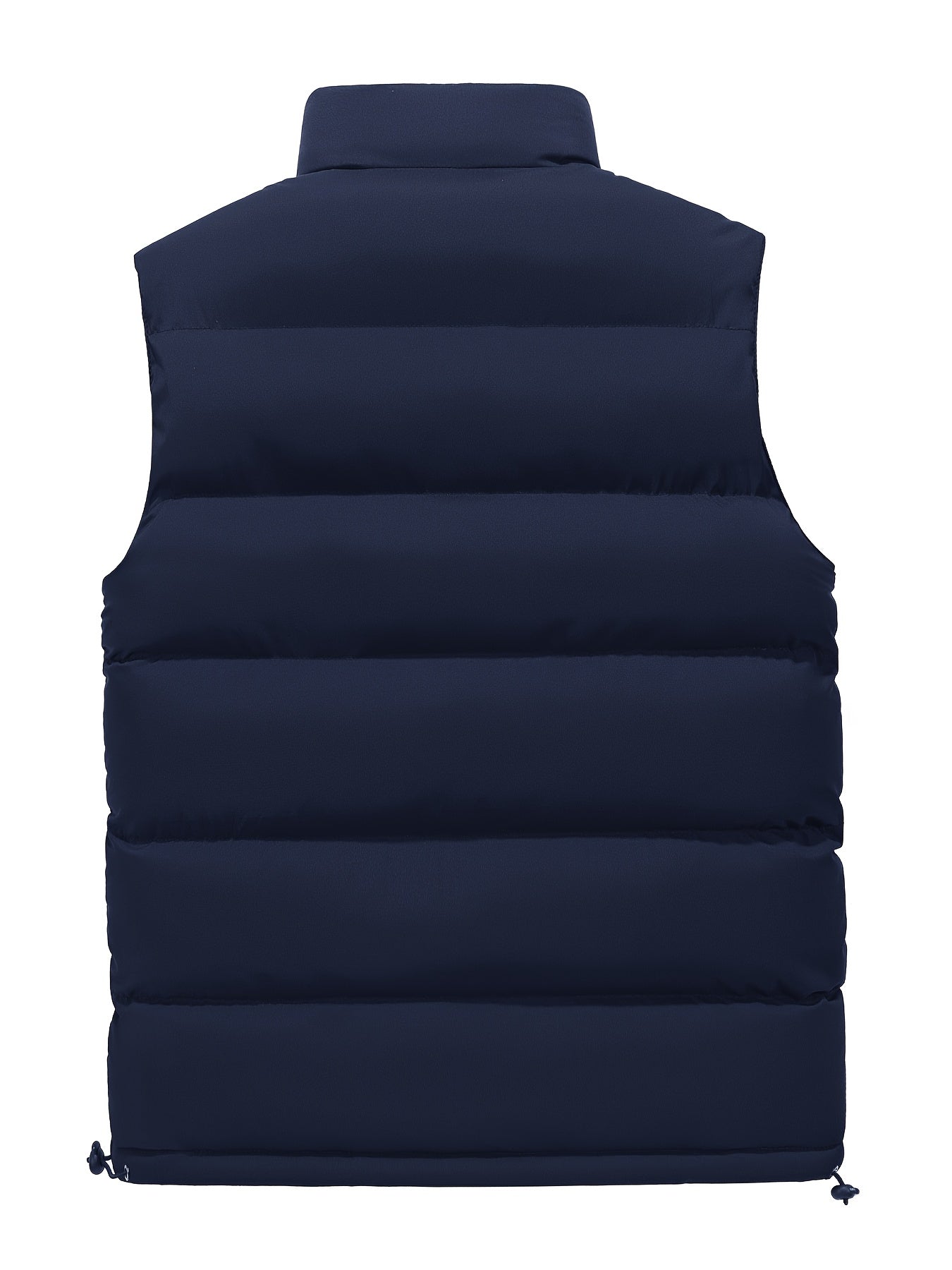 Gilet Col Montant Matelassé Zippé Poches Pour Homme