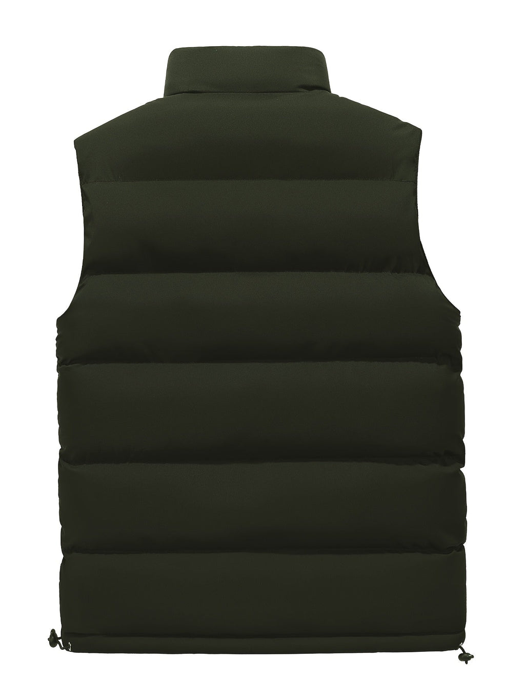Gilet Col Montant Matelassé Zippé Poches Pour Homme