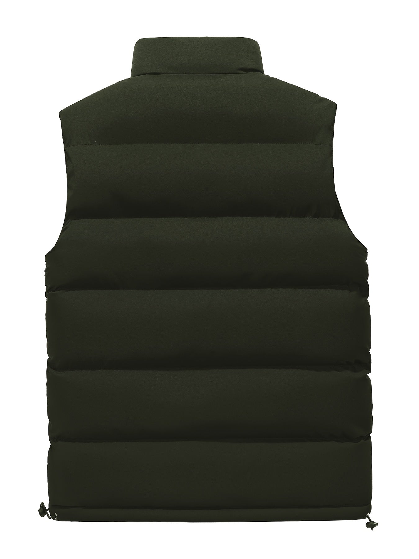 Gilet Col Montant Matelassé Zippé Poches Pour Homme