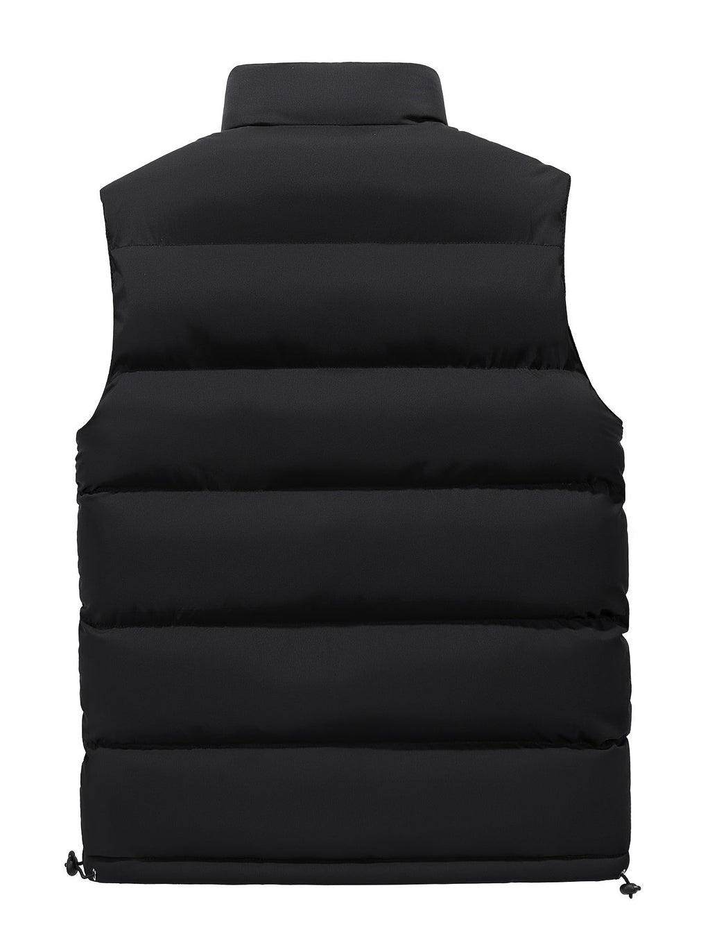 Gilet Col Montant Matelassé Zippé Poches Pour Homme