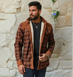 Veste Doublure Sherpa Coton Col Montant Pour Homme