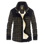 Veste Doublure Sherpa Coton Col Montant Pour Homme
