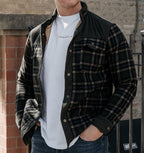 Veste Doublure Sherpa Coton Col Montant Pour Homme