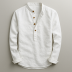 Homme Chemise Col Mao