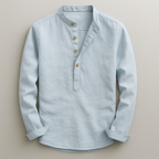 Homme Chemise Col Mao