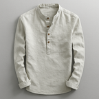 Homme Chemise Col Mao