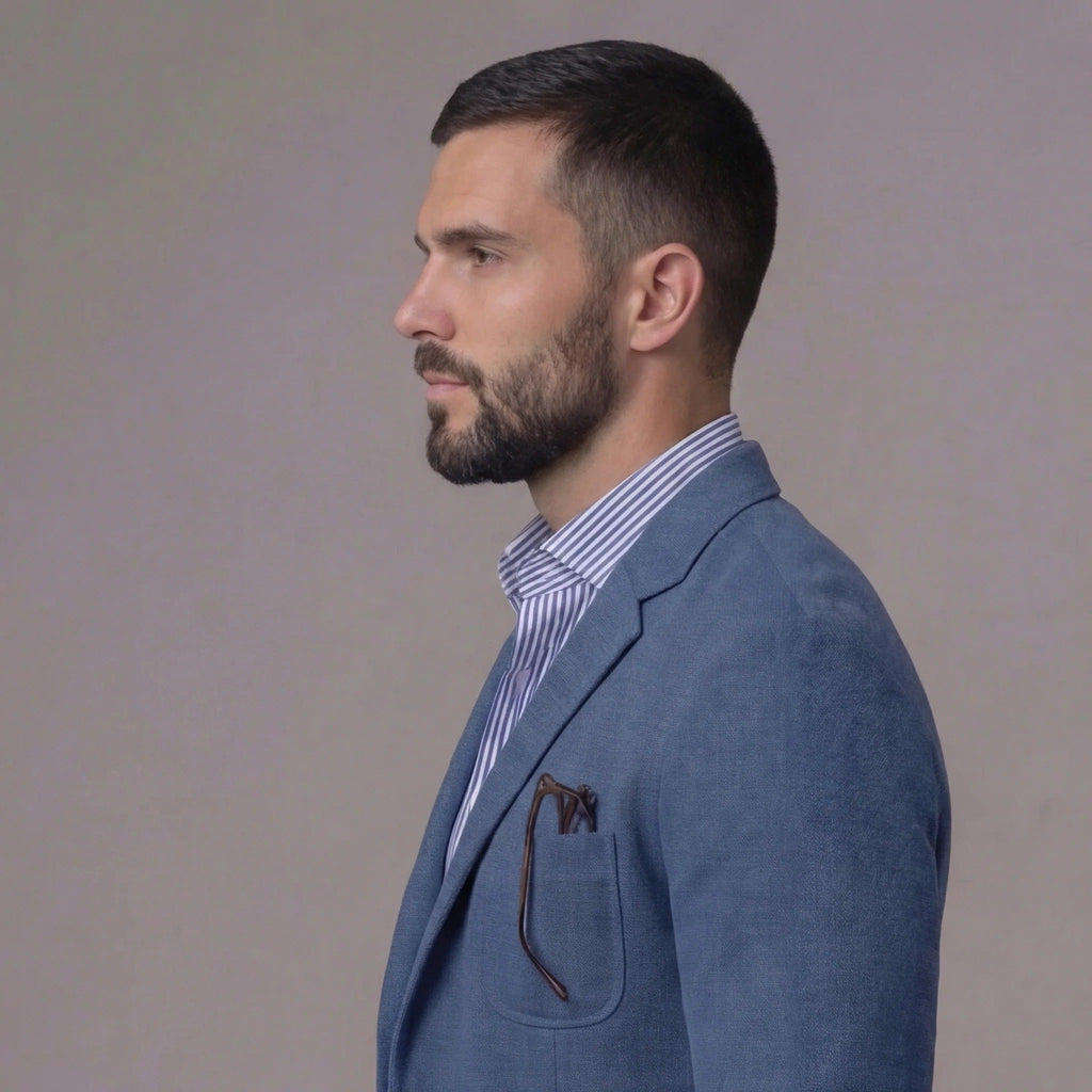 Blazer Aspect Lin Pour Homme