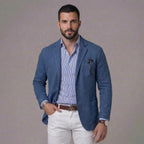 Blazer Aspect Lin Pour Homme