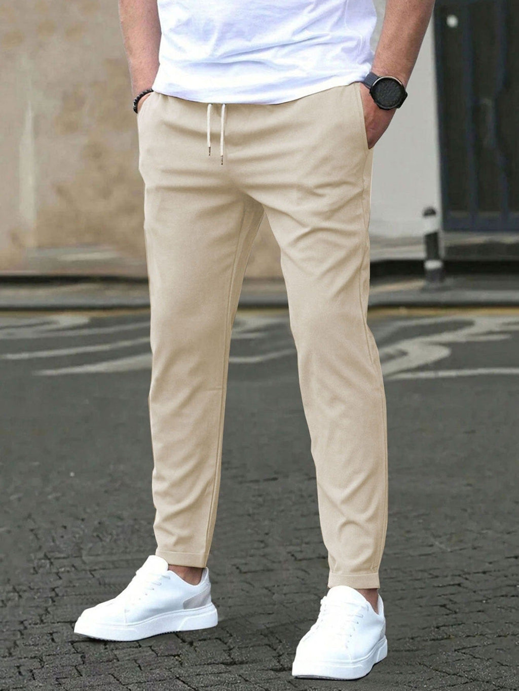 Homme Pantalon Fuselé