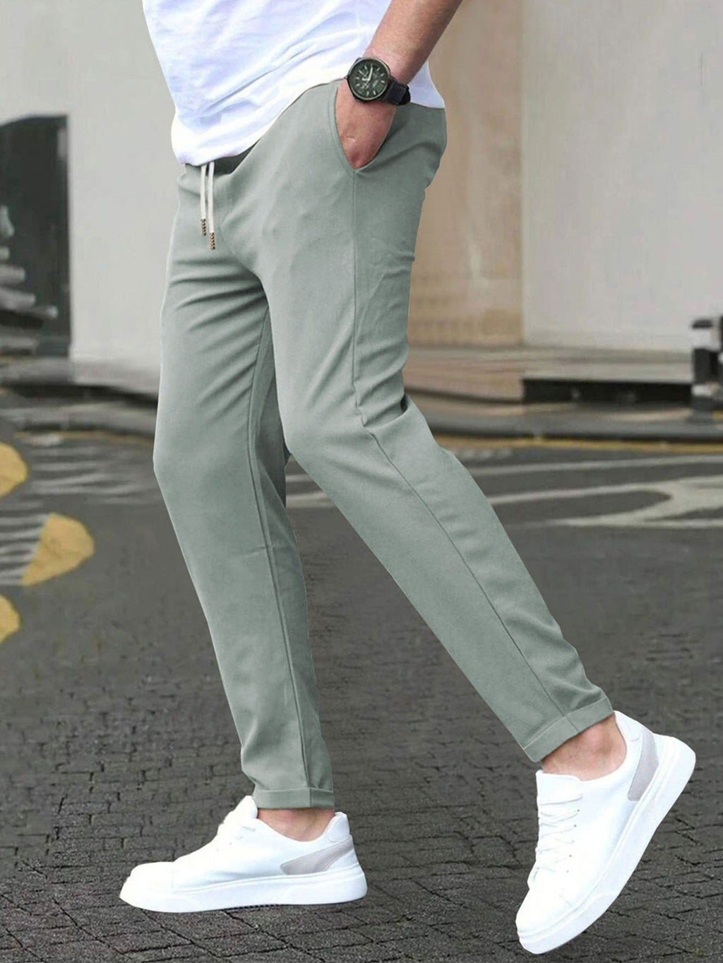 Homme Pantalon Fuselé