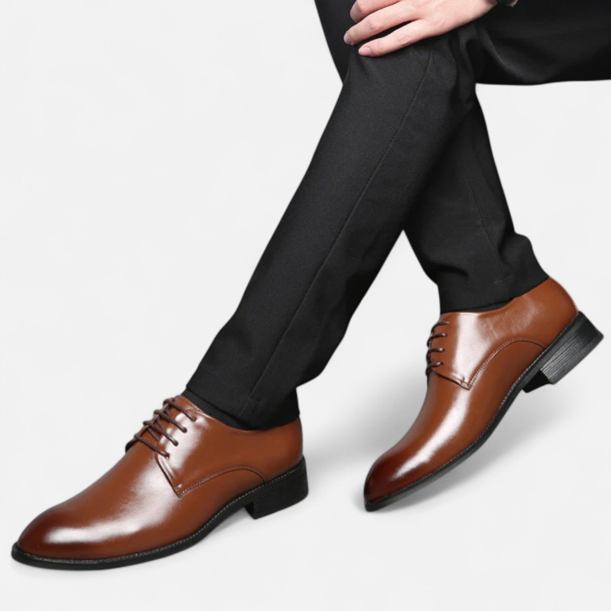 Homme Derby Cuir Lacets