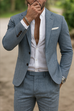 Homme Costume Coupe Ajustée