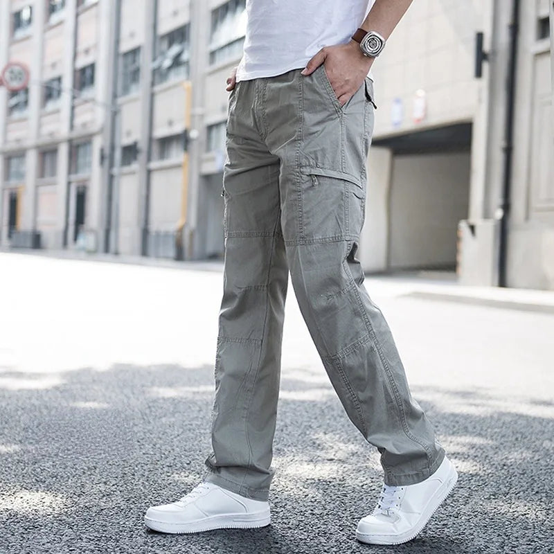 Homme Pantalon Cargo Poches