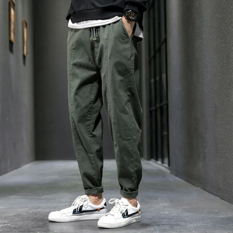 Pantalon Taille à Cordon Pour Homme