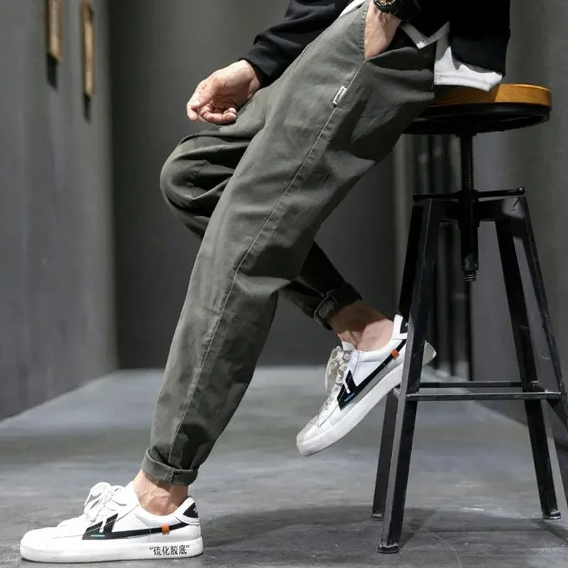 Pantalon Taille à Cordon Pour Homme