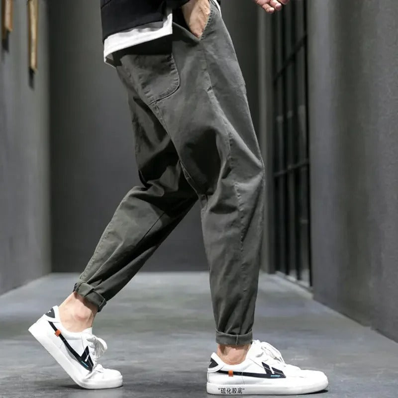 Pantalon Taille à Cordon Pour Homme