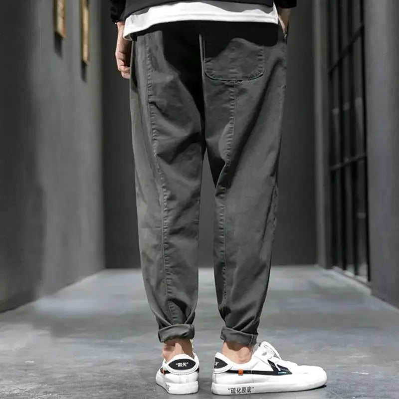 Pantalon Taille à Cordon Pour Homme