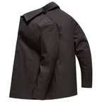 Manteau Col Classique Boutonné Manches Longues Pour Homme