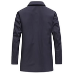Manteau Col Classique Boutonné Manches Longues Pour Homme