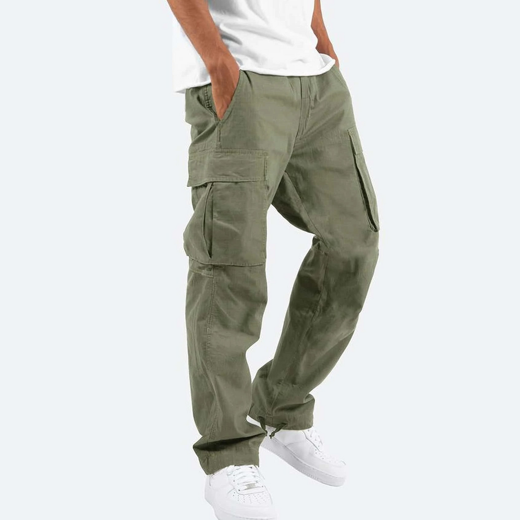 Homme Pantalon Cargo Ample